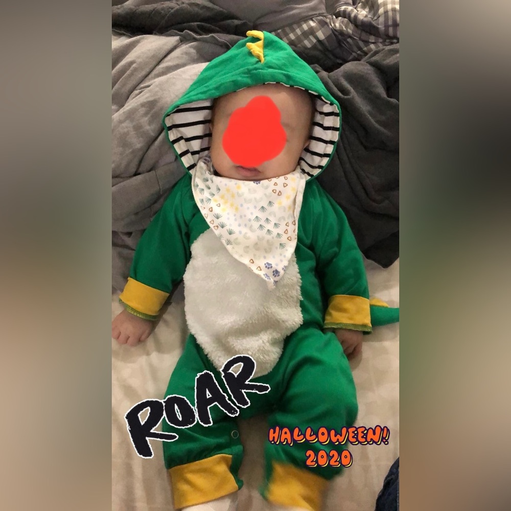 Unisex Dinosaur Onesie Costume Baby